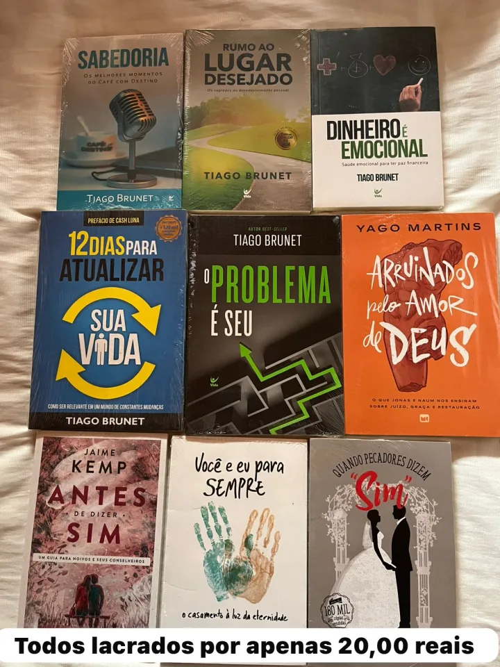 Livros lacrados